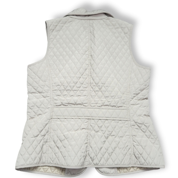 Talbots Petite Quilted Zip Vest - Picture 3 of 7